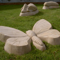 Cast Stone Mini-Beast Sculptures 