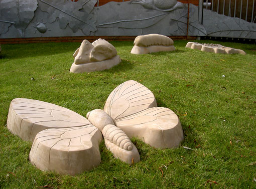 Butterfly Lifecycle Sculptures