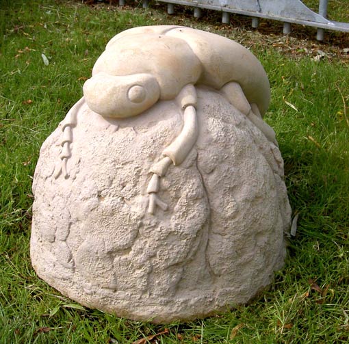 Dung Beetle Sculpture