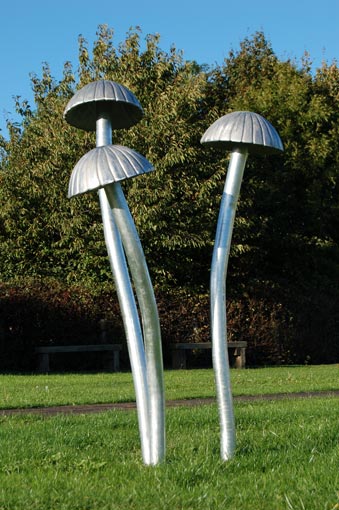 Round Top Toadstool Sculptures