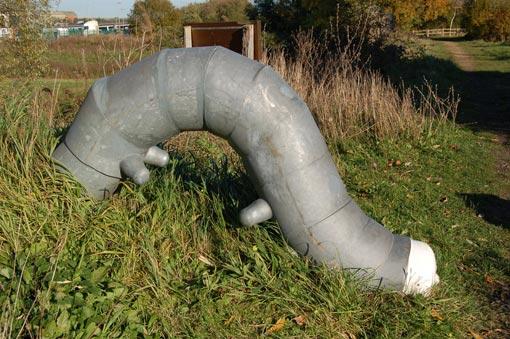 Giant Caterpillar Sculptures