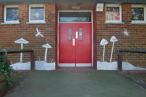 Toadstool Entrance Feature