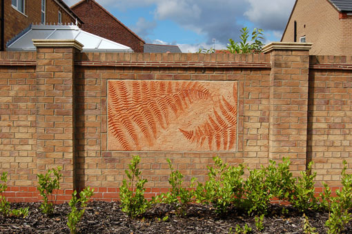 Fern Relief Sculpture