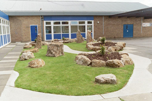 Mythical Beast Standing Stone Garden