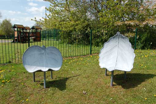 Playground Sculptures Leaf Seats